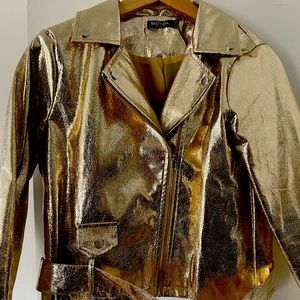 nasty gal golden moto jacket.